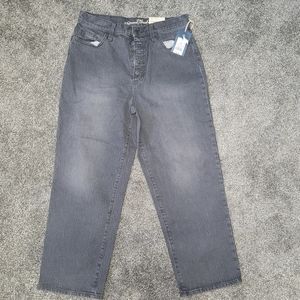 New women's 10 Target mom jeans Grey faded wash